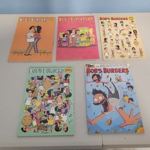 5 Bob's Burgers Graphic Novels.